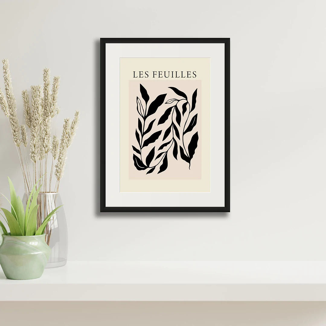 LES FEUILLES ABSTRACT ART