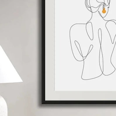 AMBER FIGURATIVE LINE ART