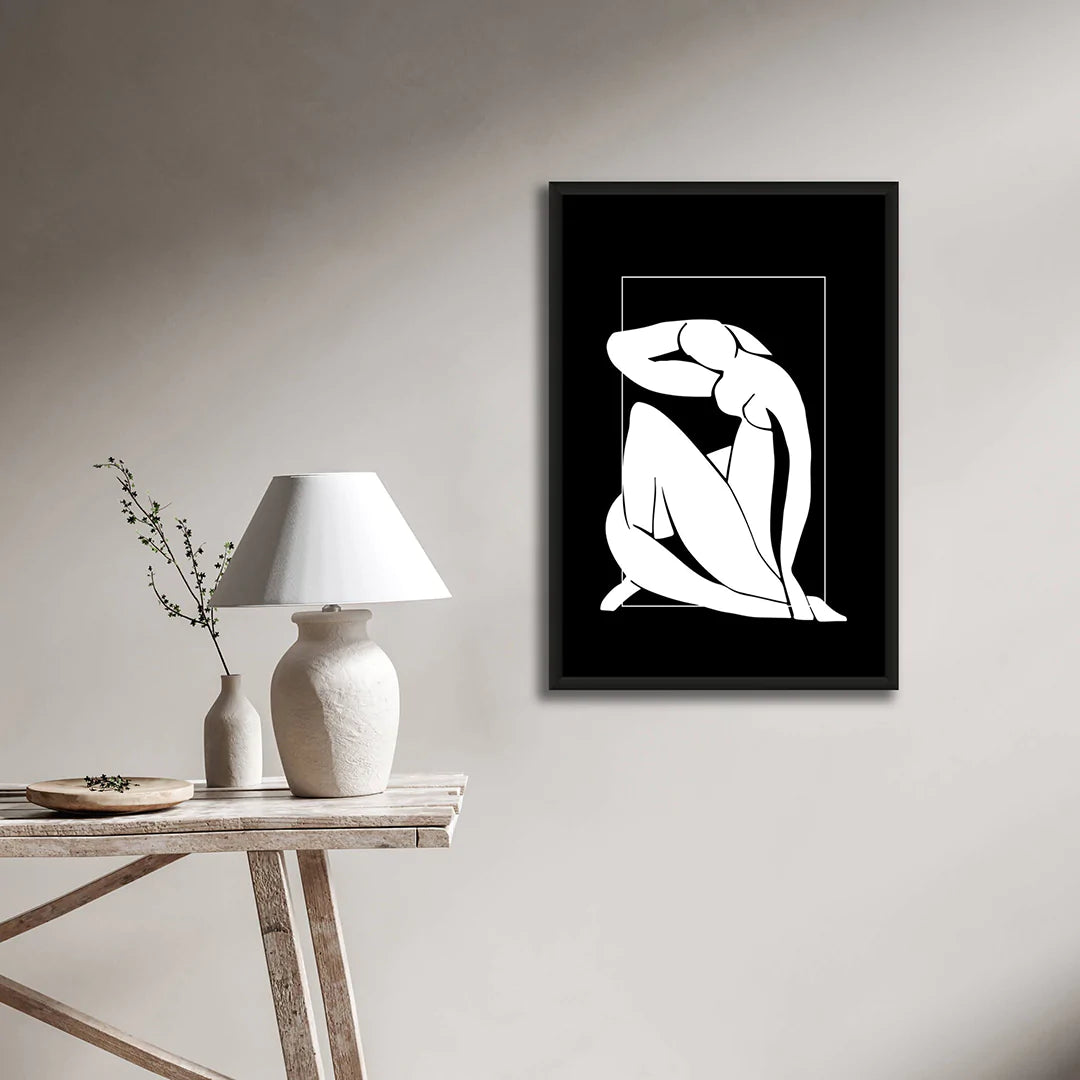 THINKING FIGURE ABSTRACT ART