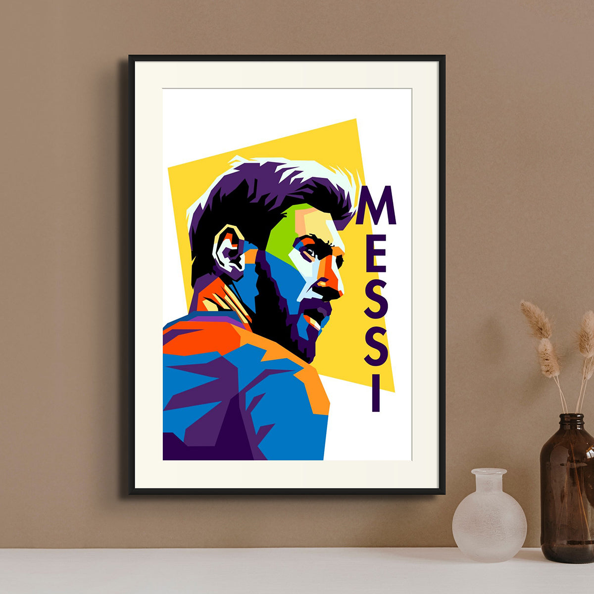 LEO MESSI FIGURATIVE ART CANVAS