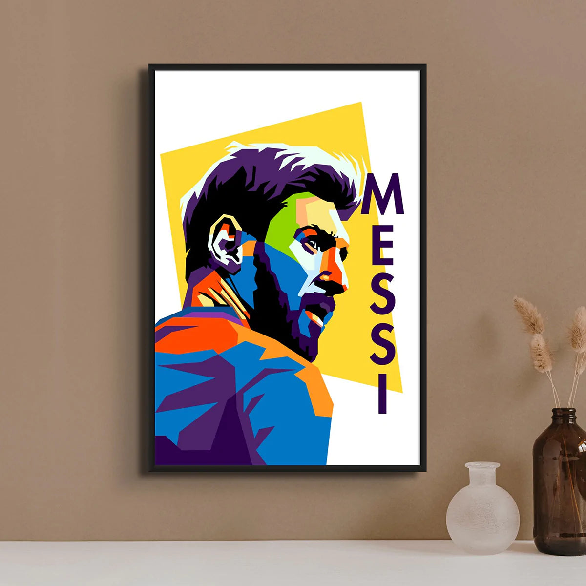 LEO MESSI FIGURATIVE ART CANVAS