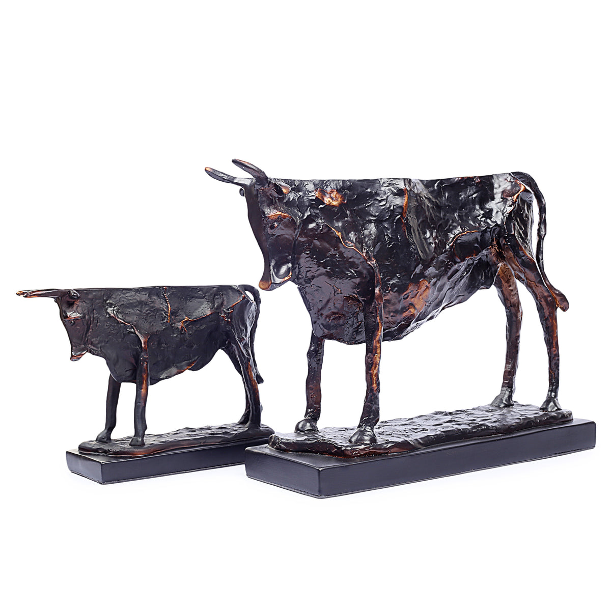 Fortune Cow Statue (Set Of 2)