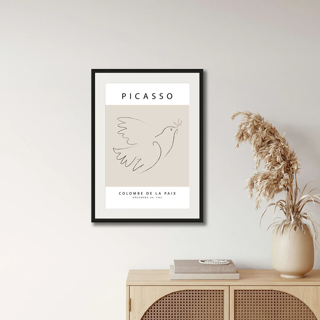 PICASSO INSPIRED BIRD OF LOVE ART