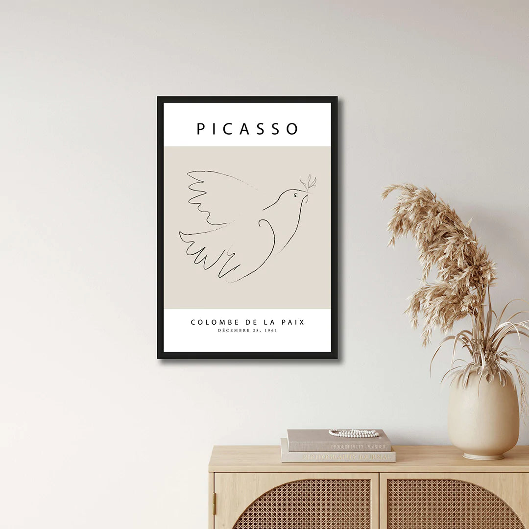 PICASSO INSPIRED BIRD OF LOVE ART