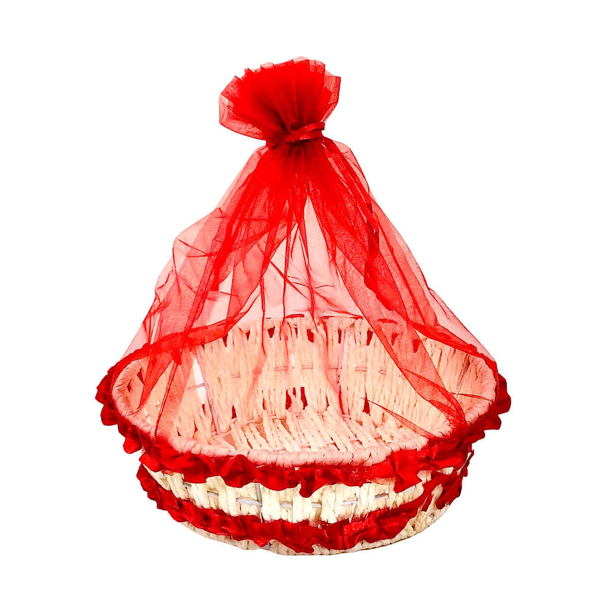 Braided Colorful Basket