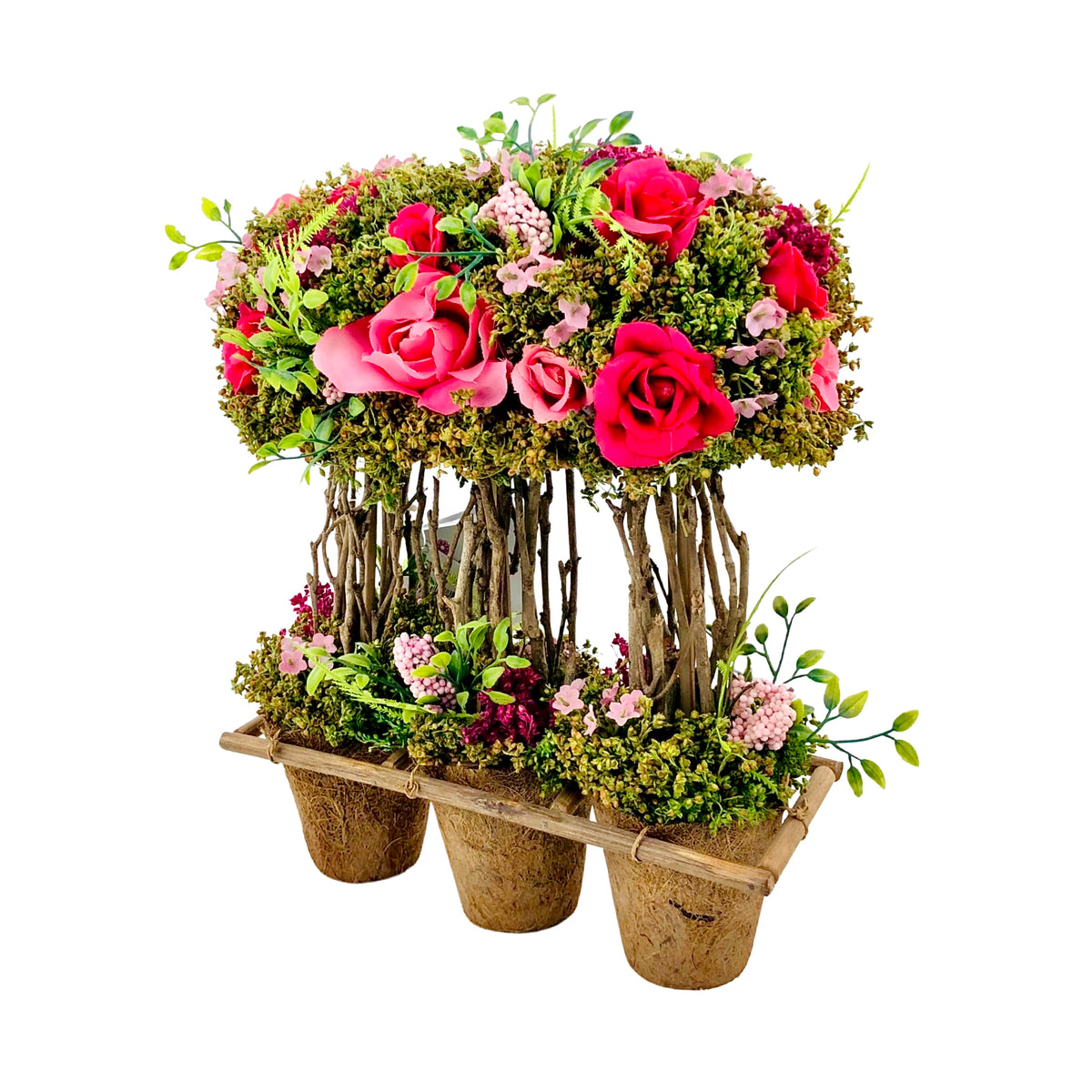 Colorful 3 Pot Planters