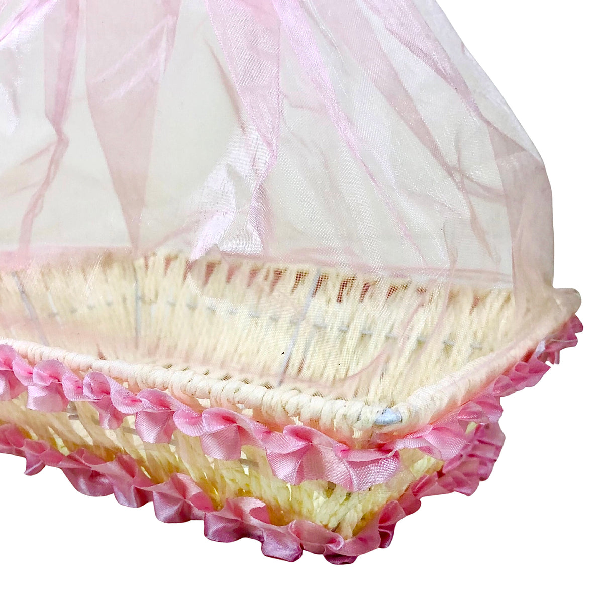 Braided Colorful Basket