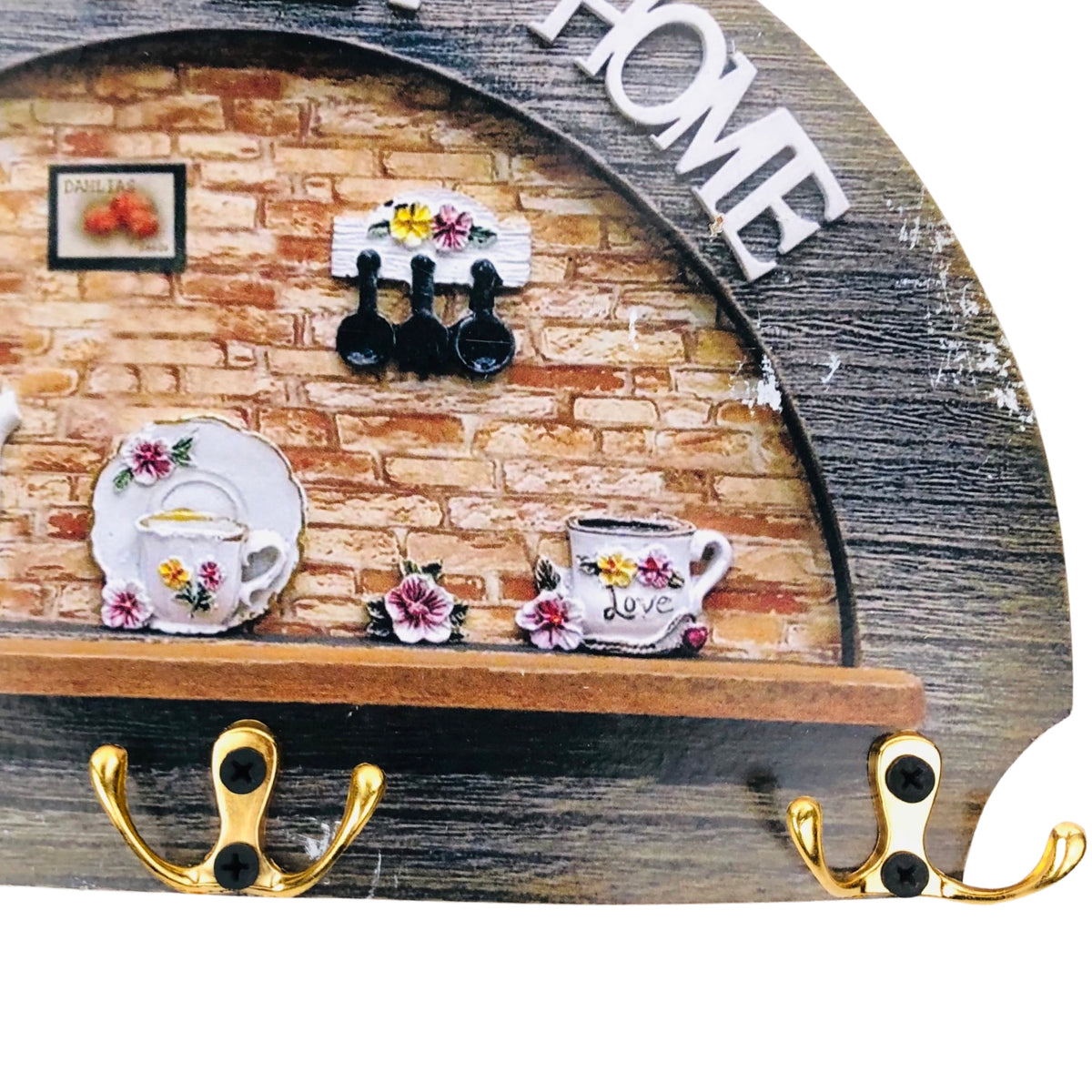 Home Sweet Home Design Wall Mounted Key Holder