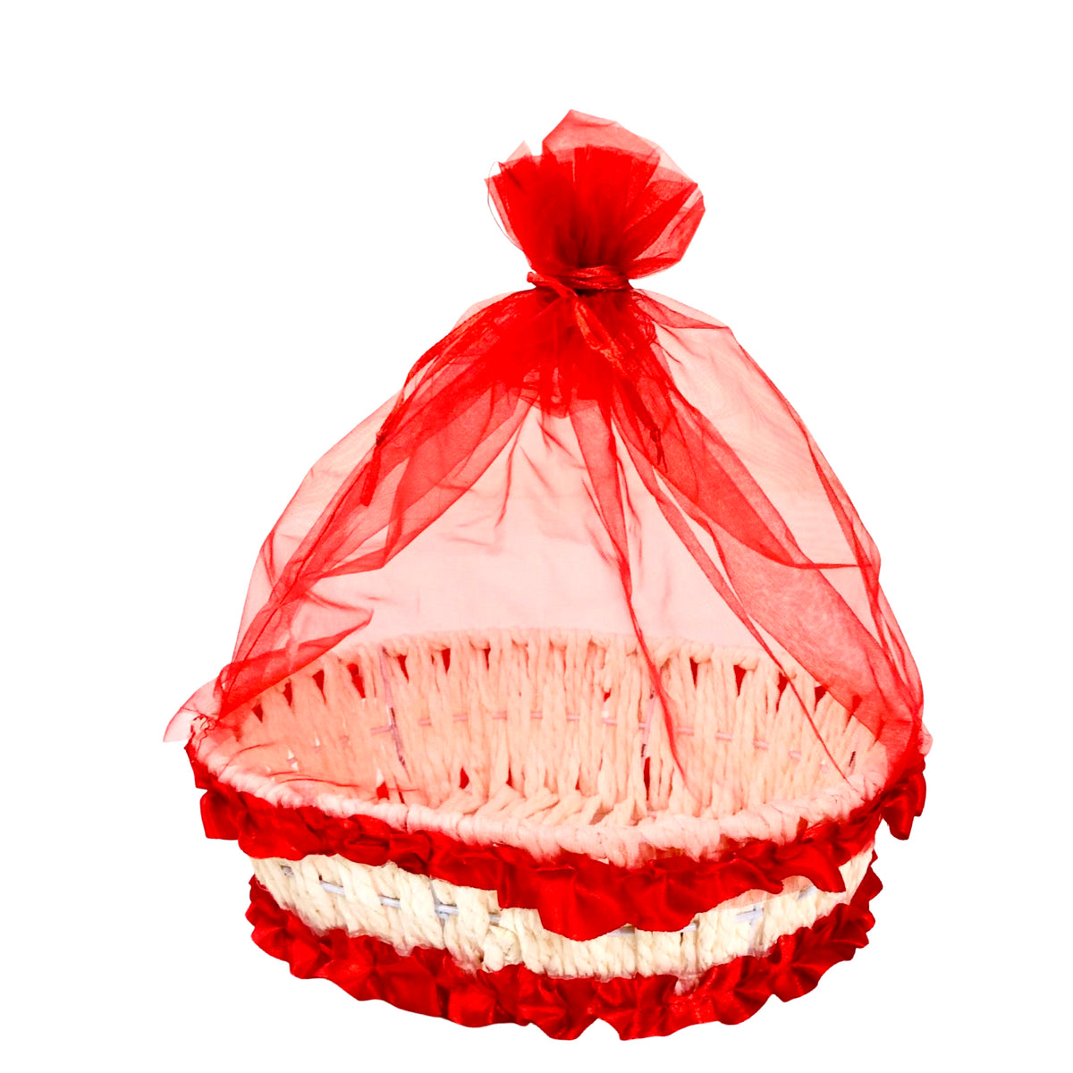 Braided Colorful Basket