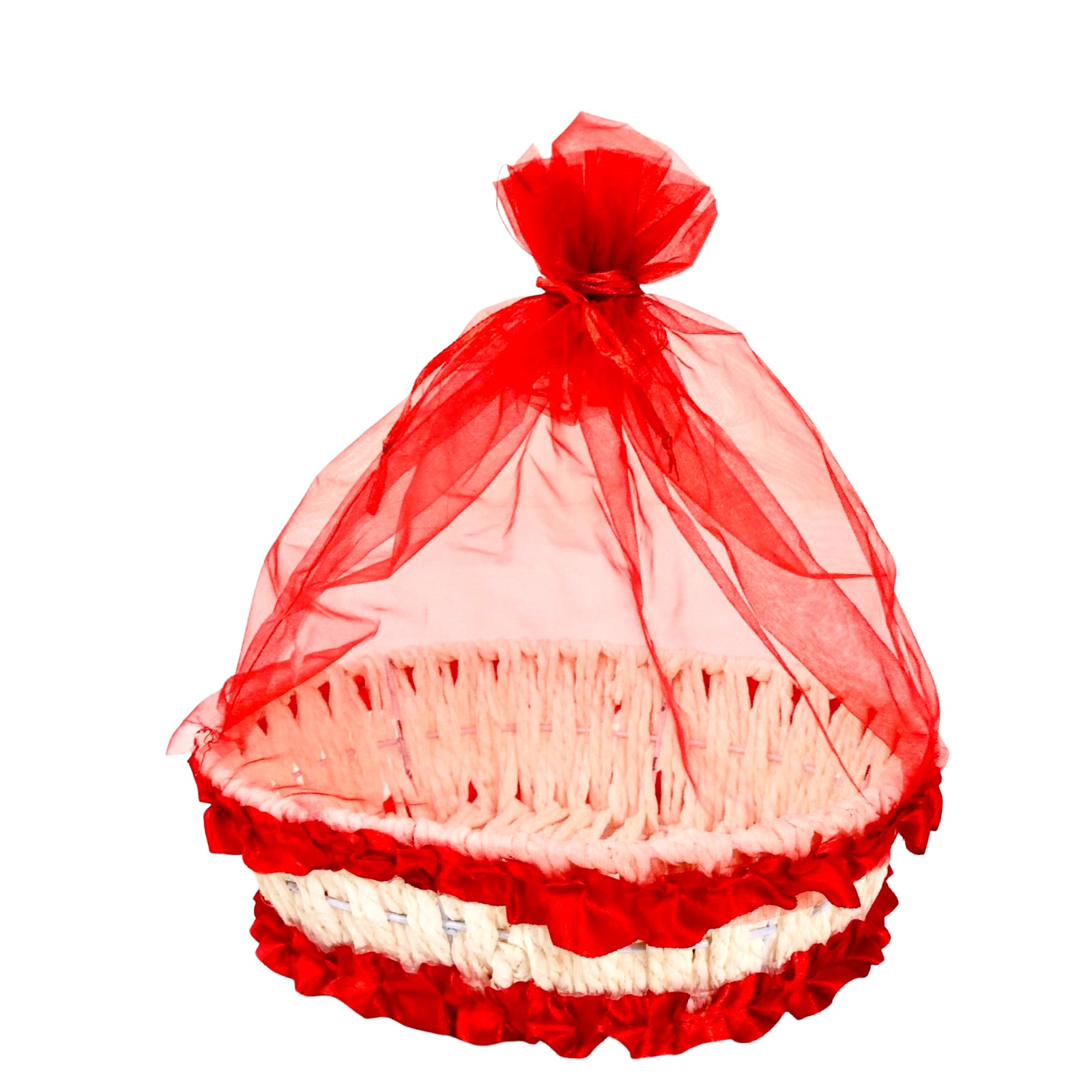 Braided Colorful Basket