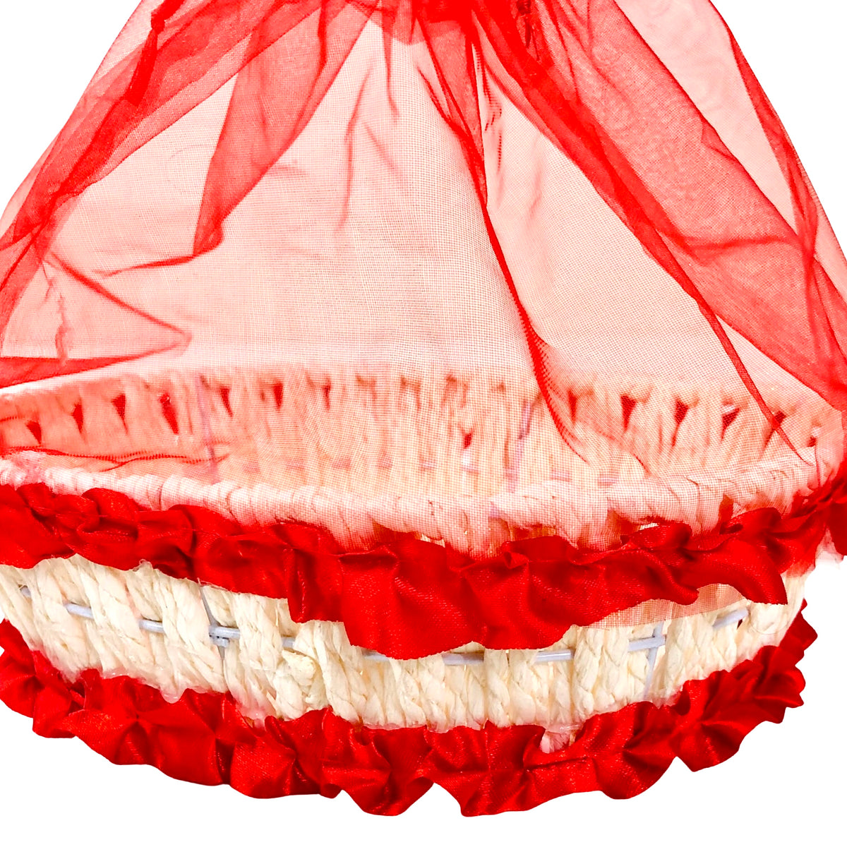 Braided Colorful Basket