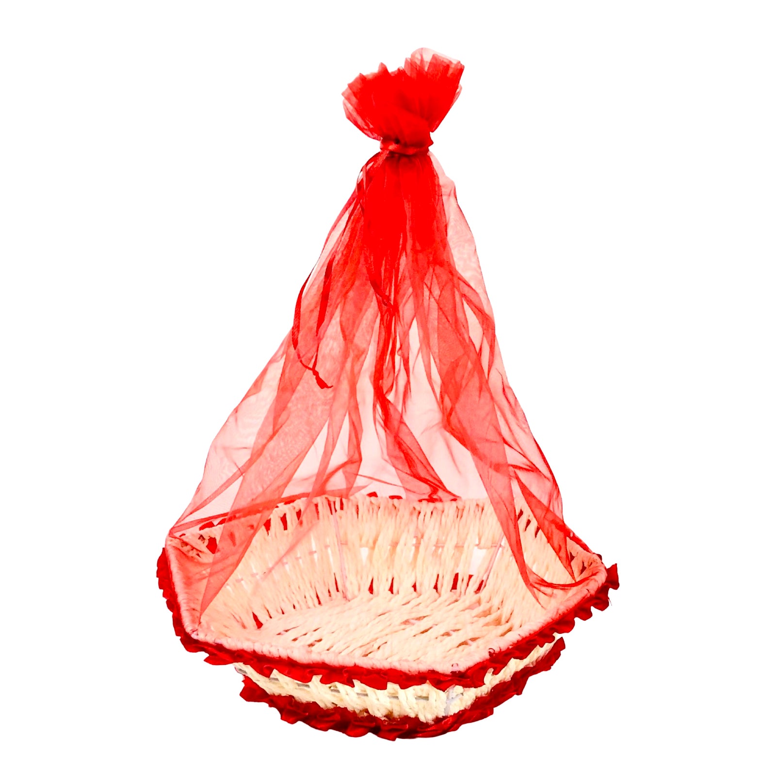 Braided Colorful Basket