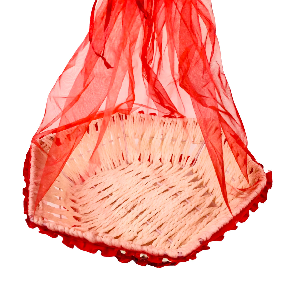 Braided Colorful Basket