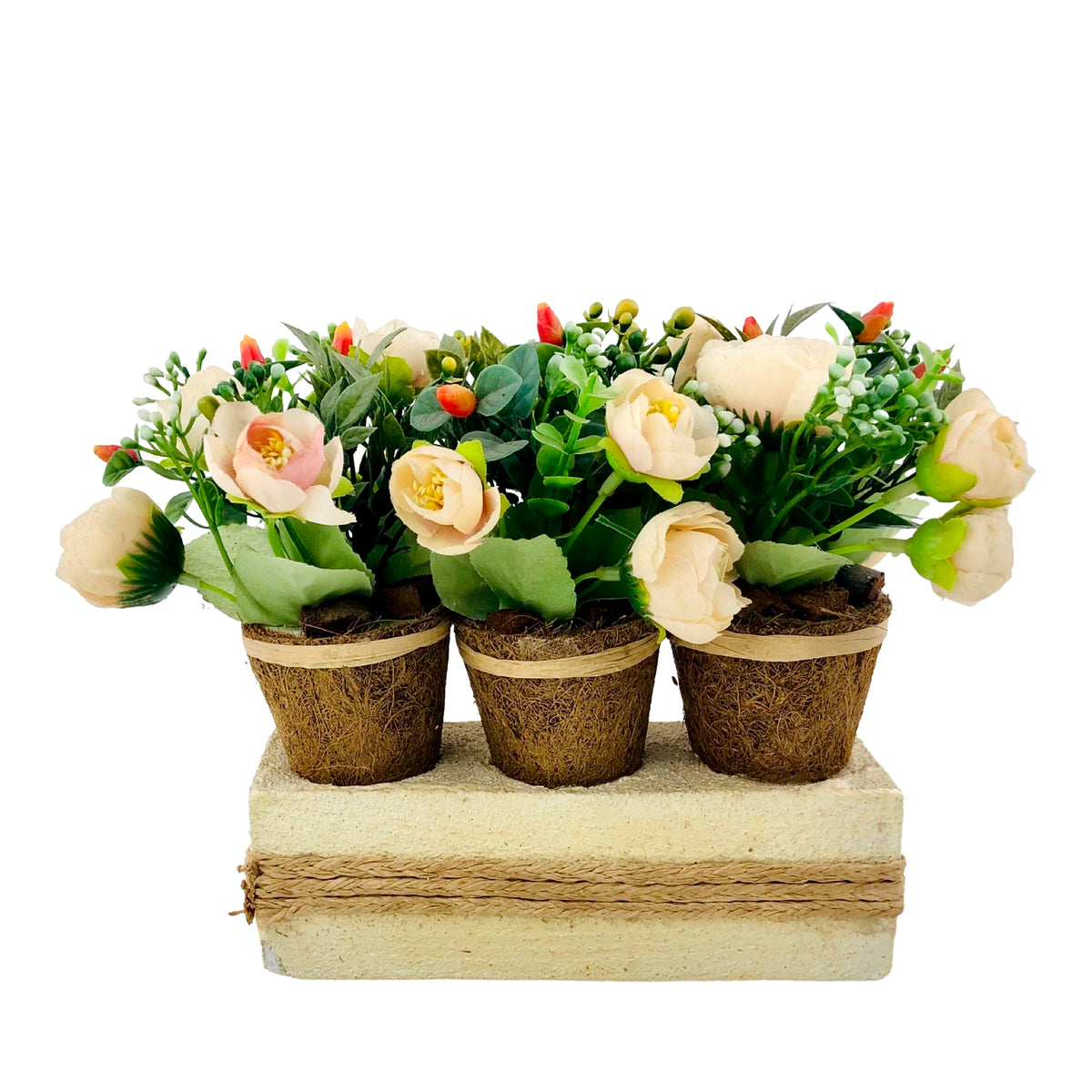 Colorful 3 Pot Planters