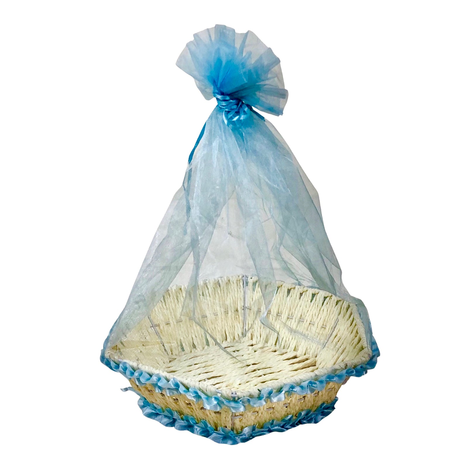 Braided Colorful Basket