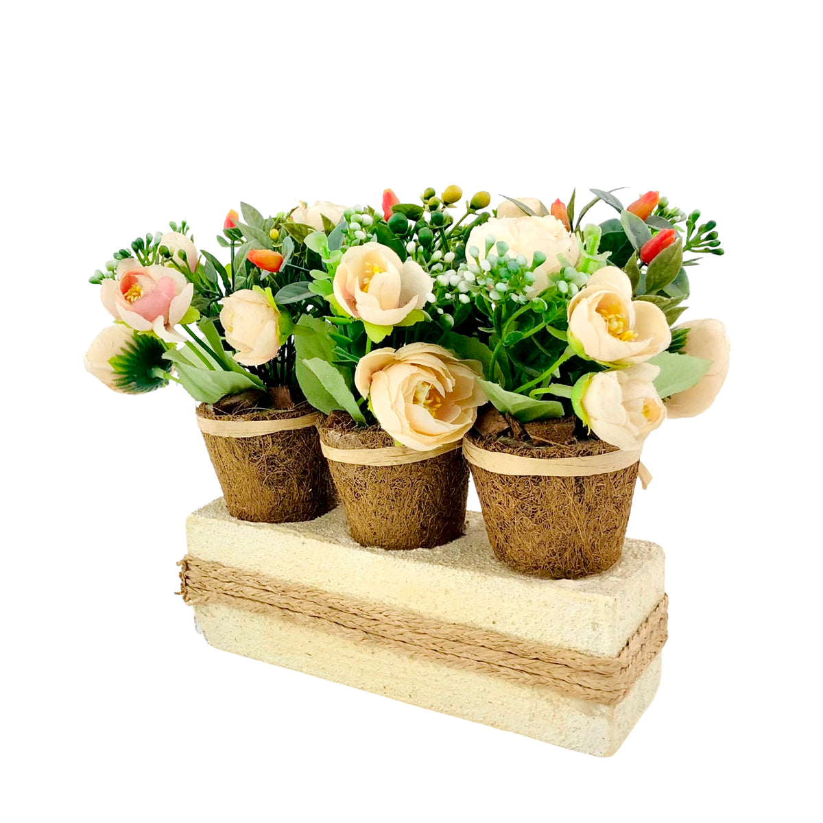 Colorful 3 Pot Planters