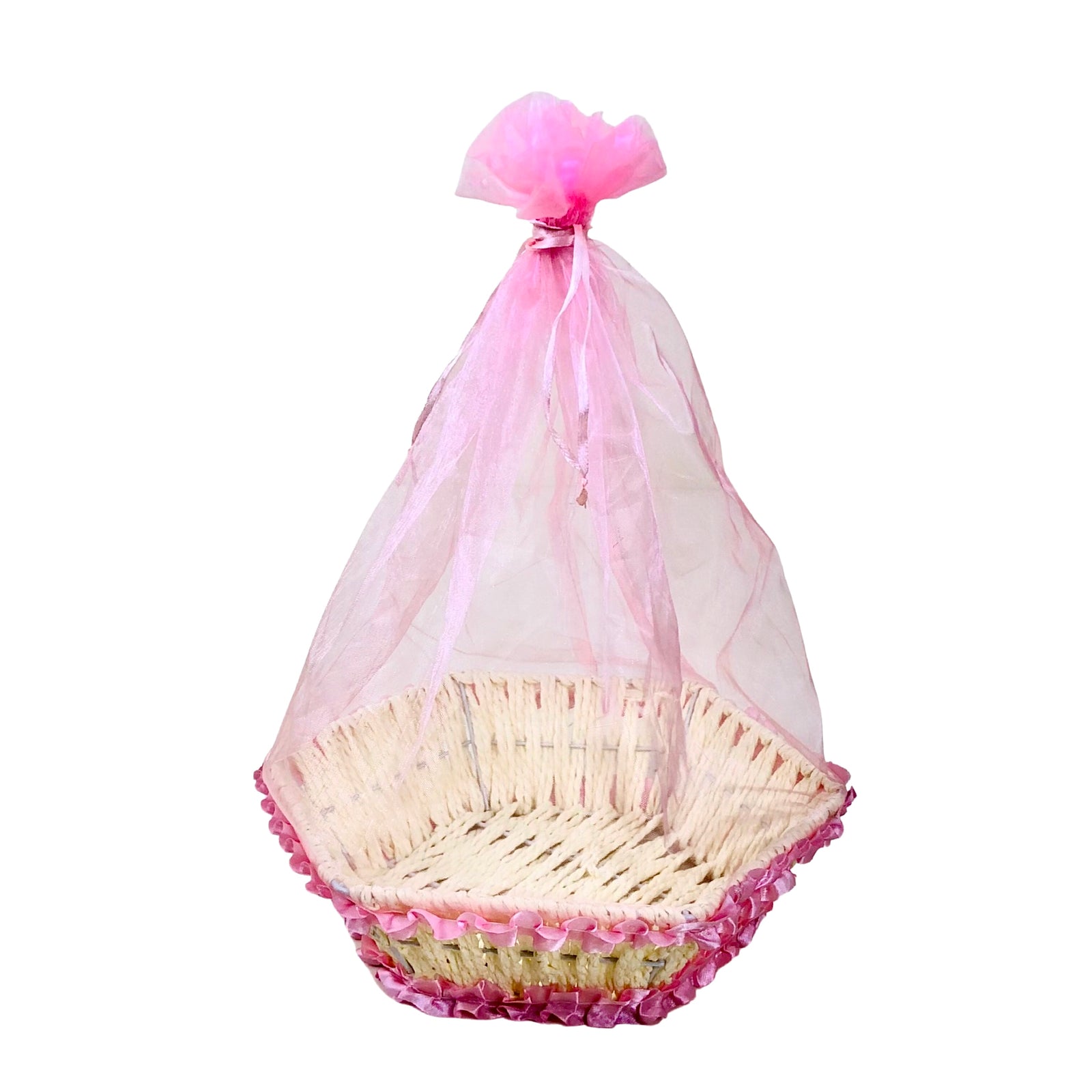 Braided Colorful Basket