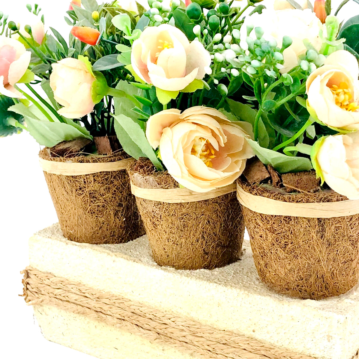 Colorful 3 Pot Planters