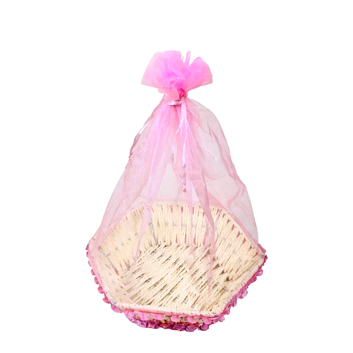 Braided Colorful Basket