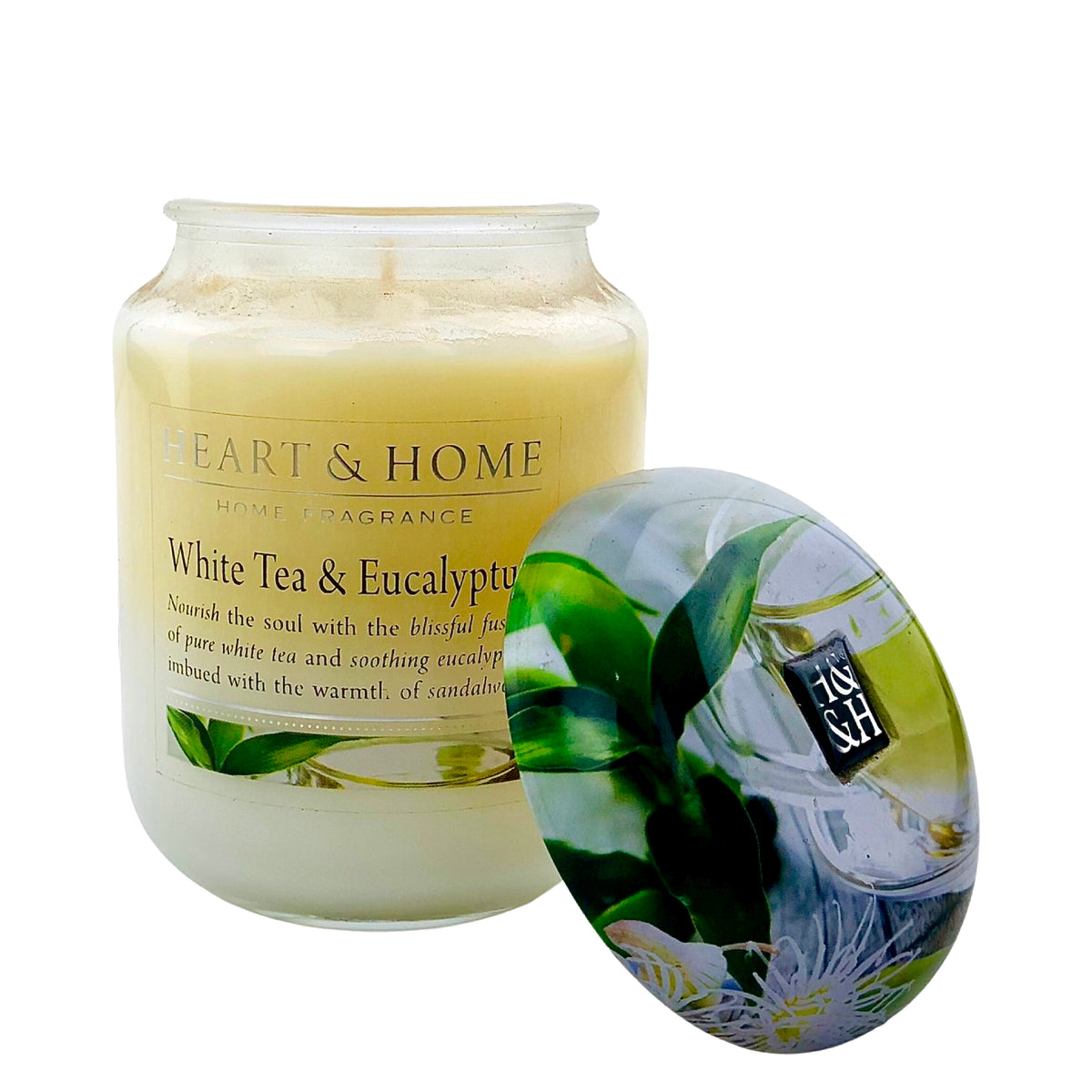 H&H White Tea Jar Candle