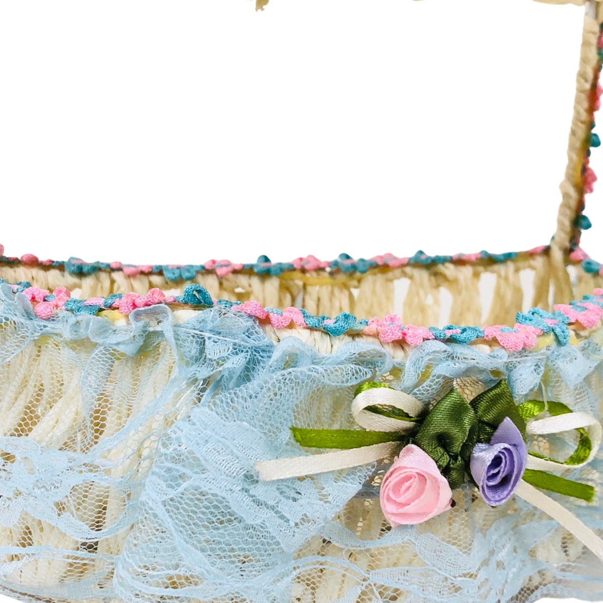 Braided Colorful Hanging Basket