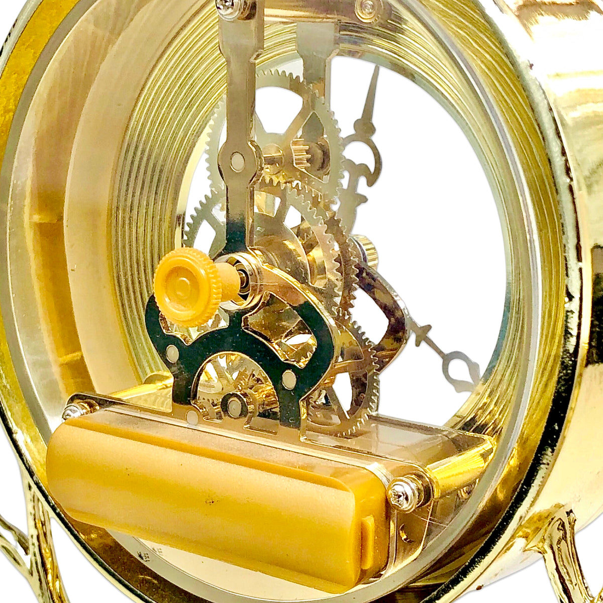 Metallic Golden Table Clock