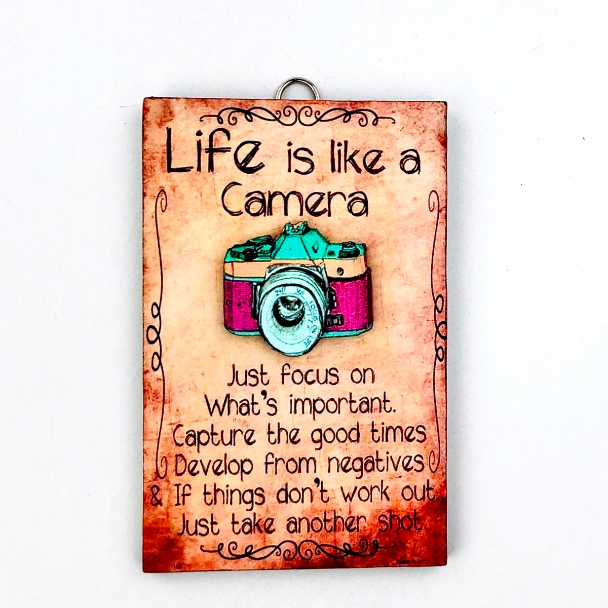 Camera Focus Wall Quotation