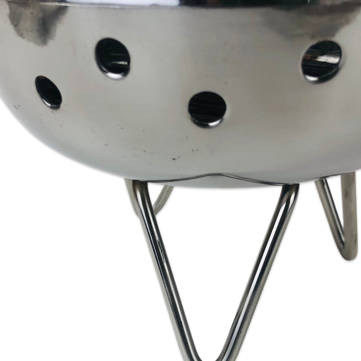 Silver Brass Fire Pit