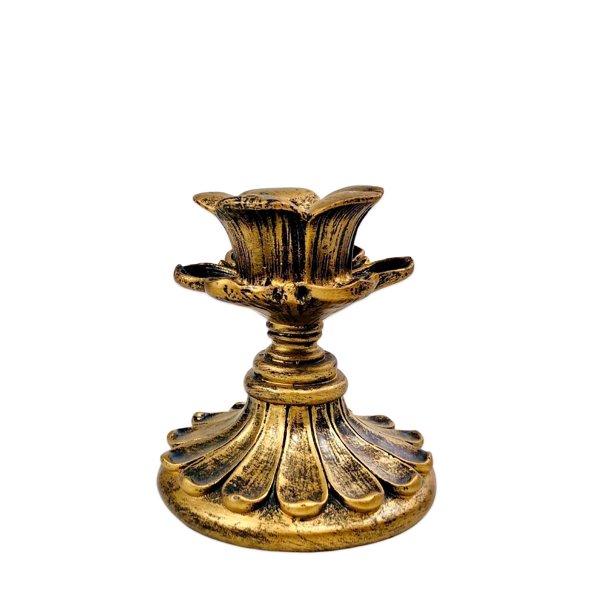 Golden Fountain Candle Holder