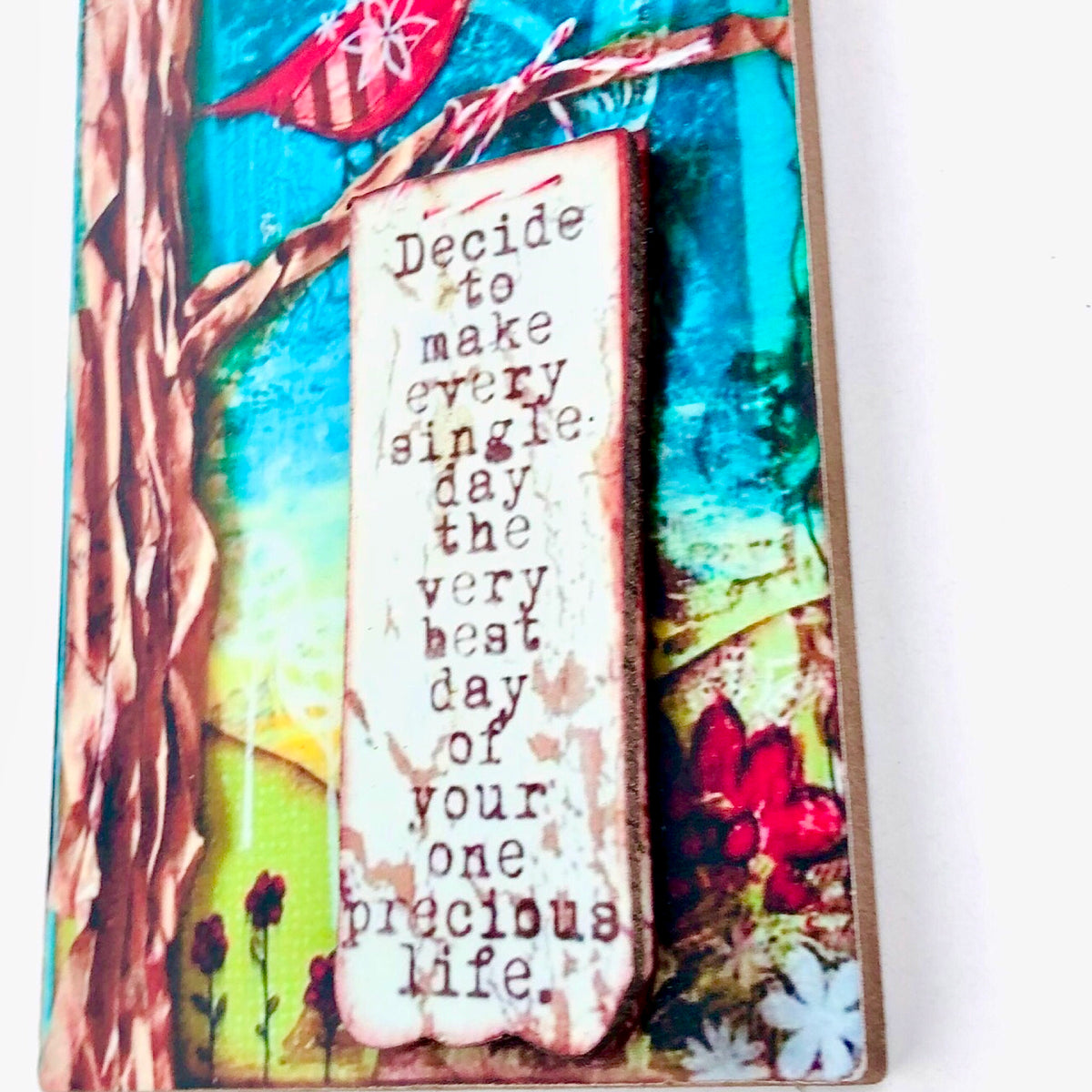 Red Sparrow Wall Quotation