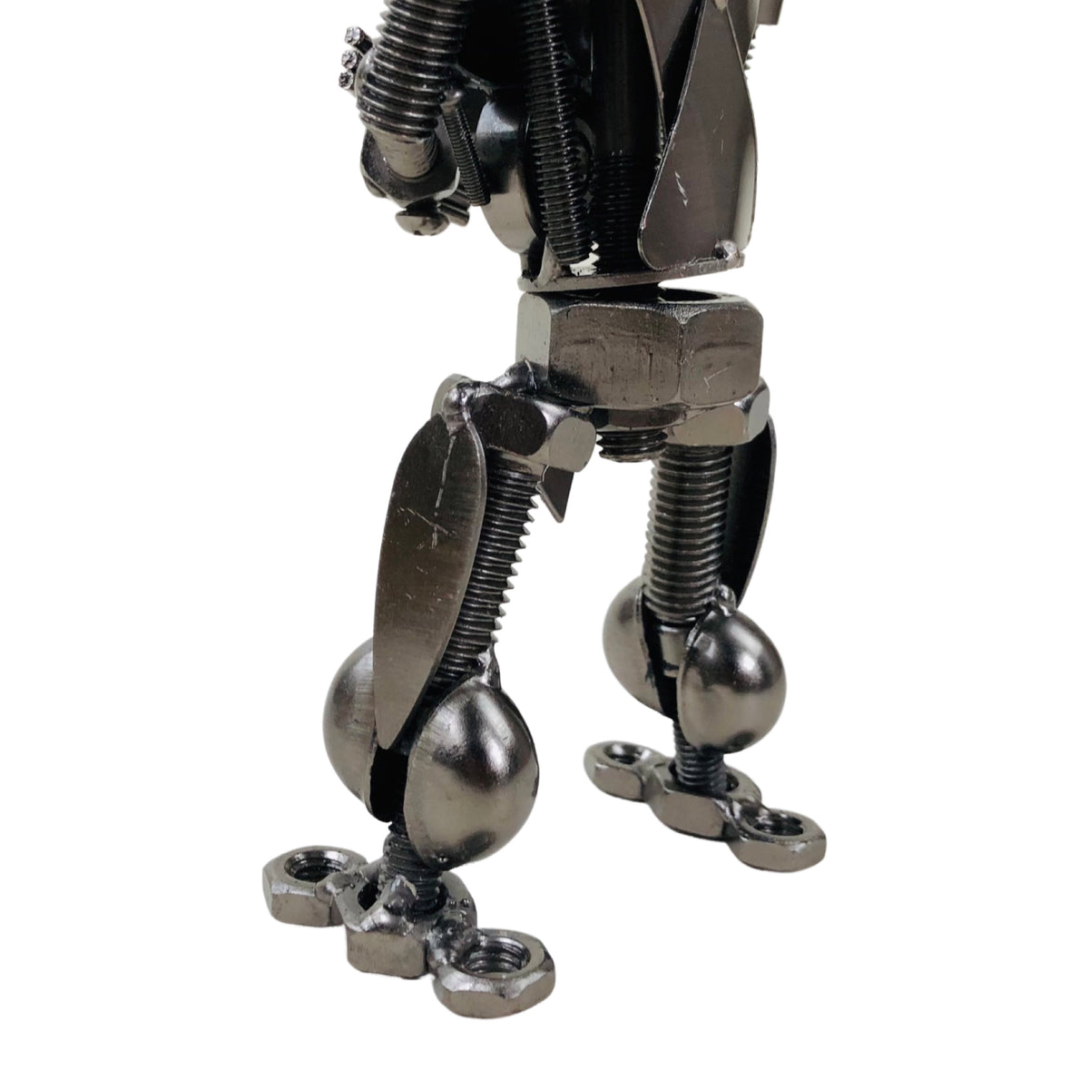 Metal Ghost Robot Statue