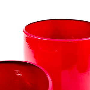Metallic Red Vases