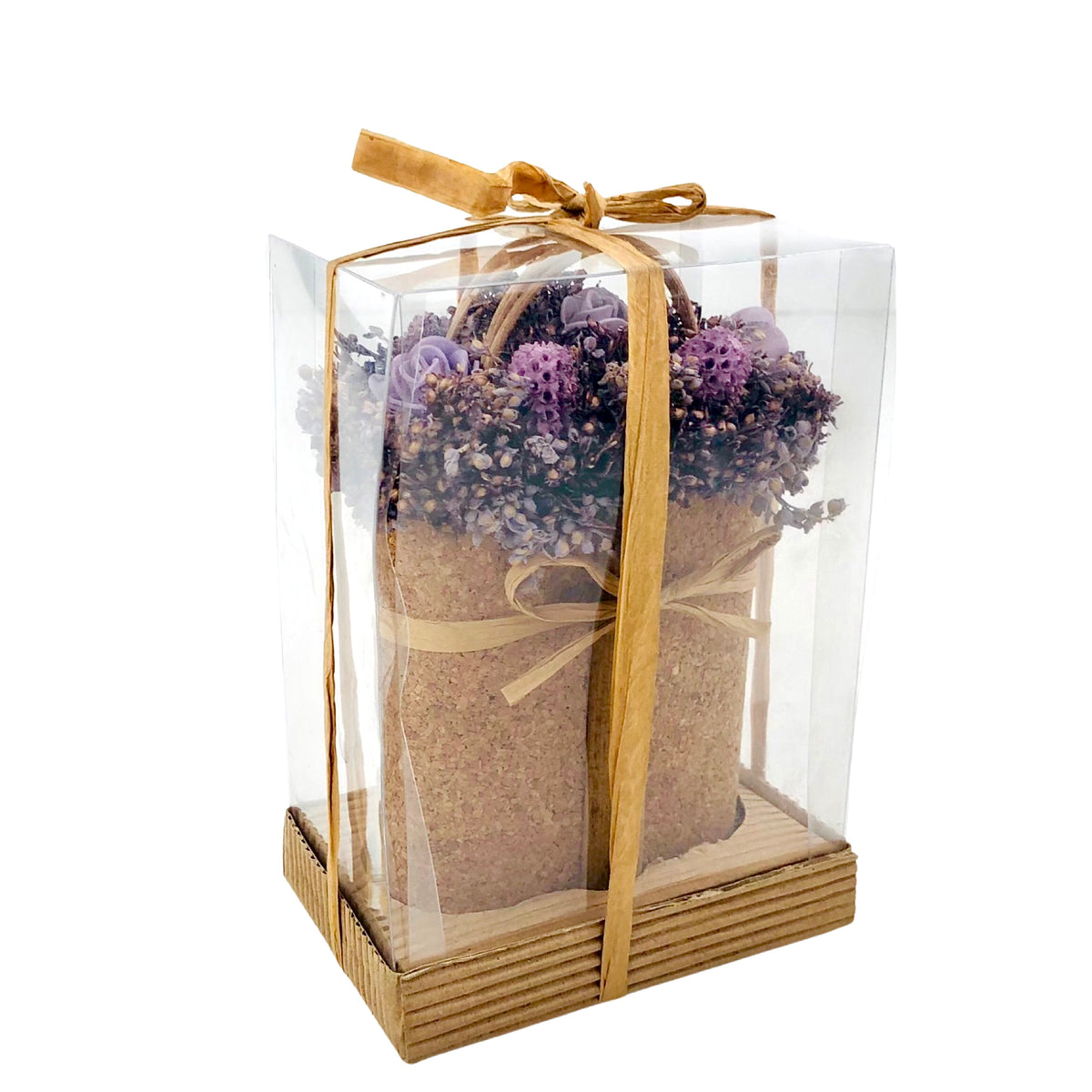 Handle Basket With Flowers