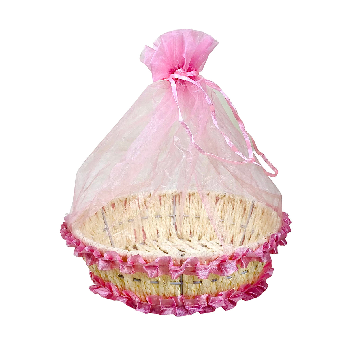 Braided Colorful Basket