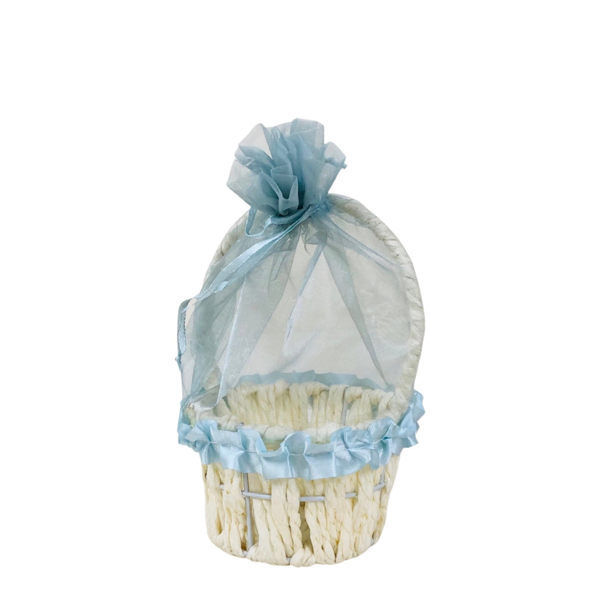 Braided Colorful Basket With Handle