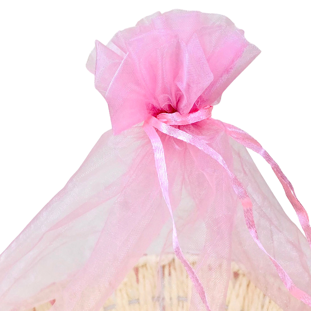 Braided Colorful Basket With Handle