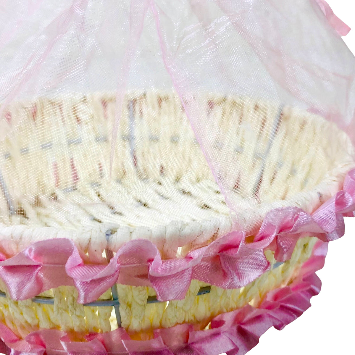 Braided Colorful Basket