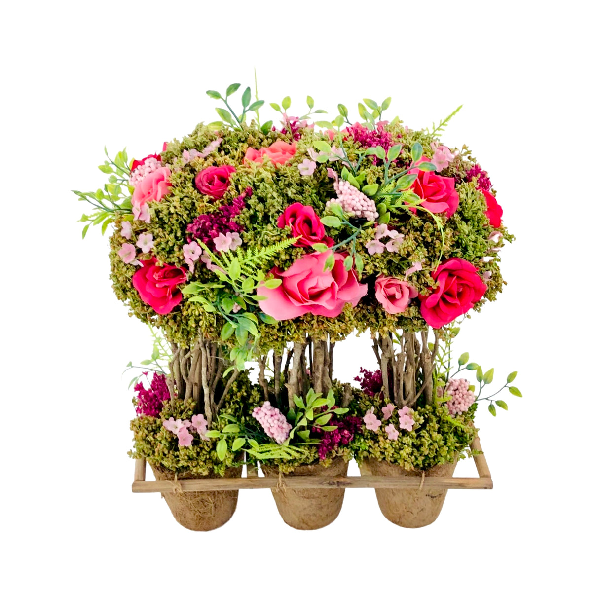 Colorful 3 Pot Planters