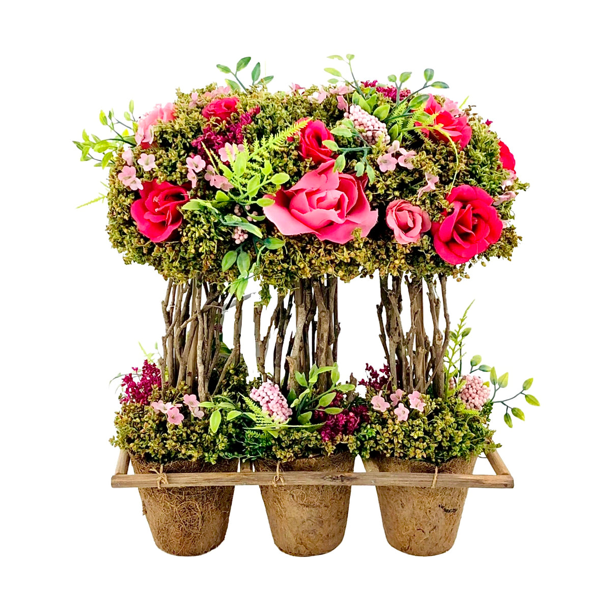 Colorful 3 Pot Planters