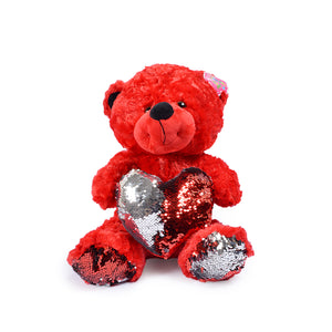 Fluffy Teddy Bear with Shinning Love