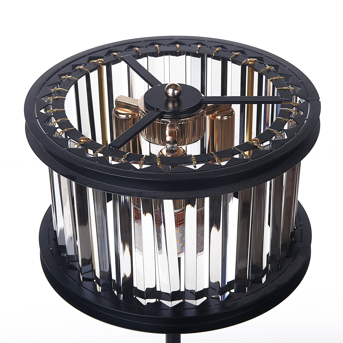 Matt Black Handeld Bars Table Lamps