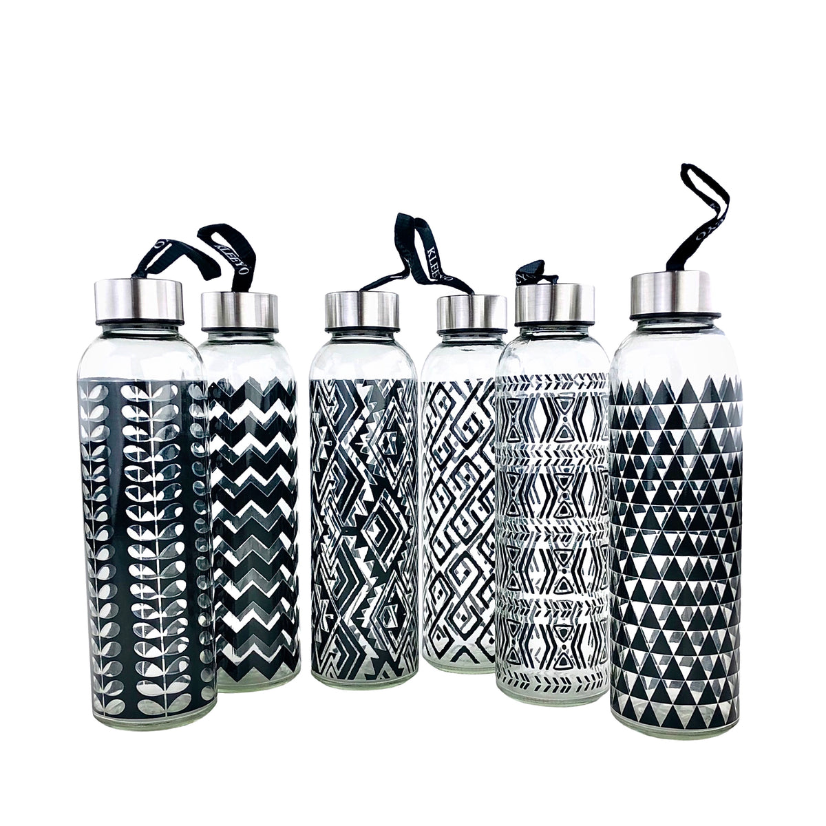 Kleeyo Glass Water Bottles
