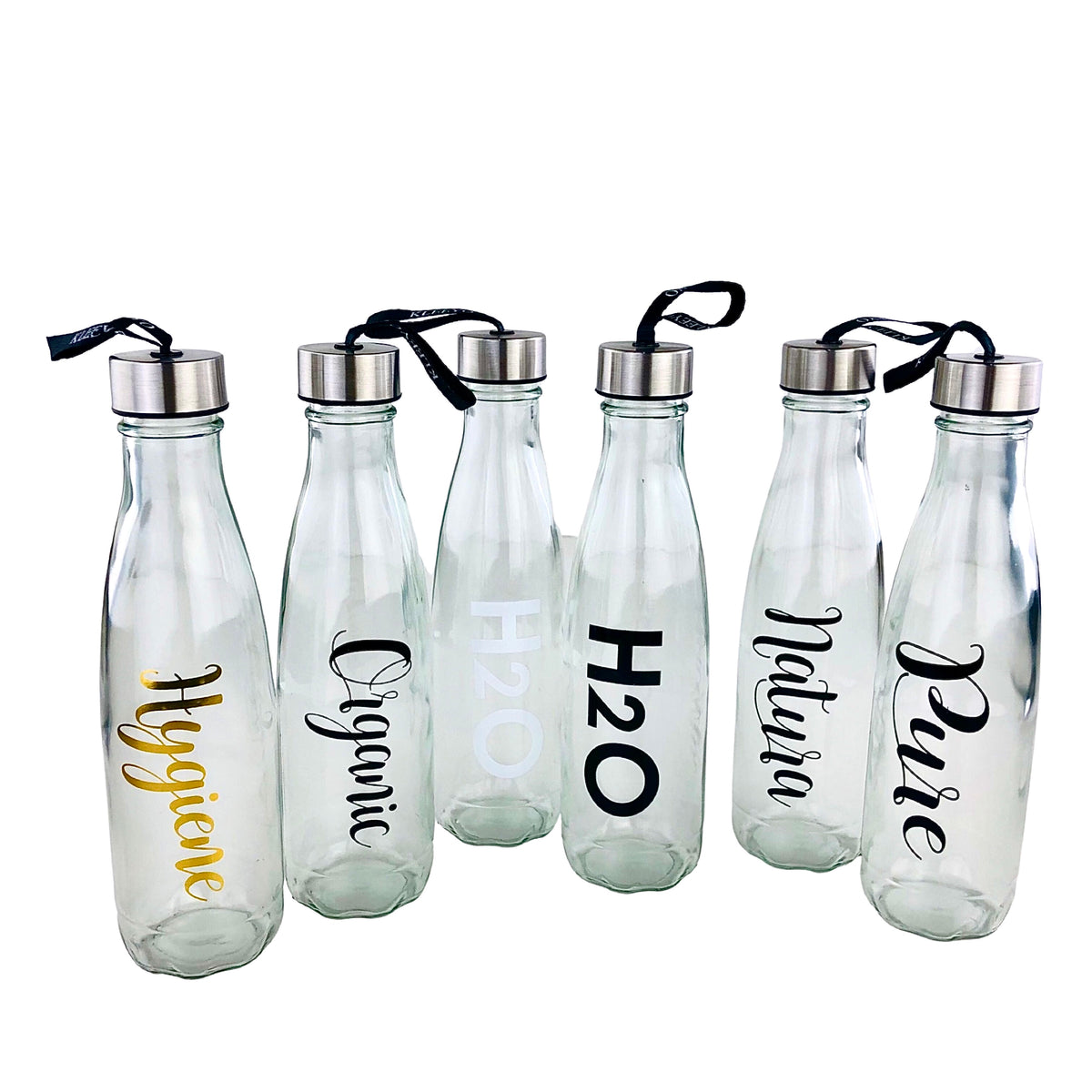 Kleeyo Glass Milk & Water Bottles