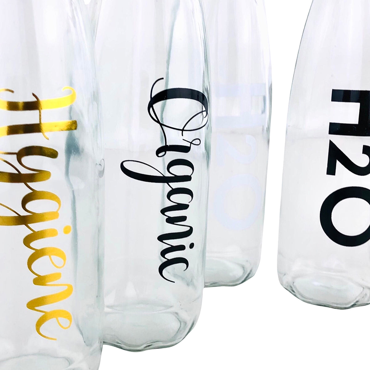 Kleeyo Glass Milk & Water Bottles