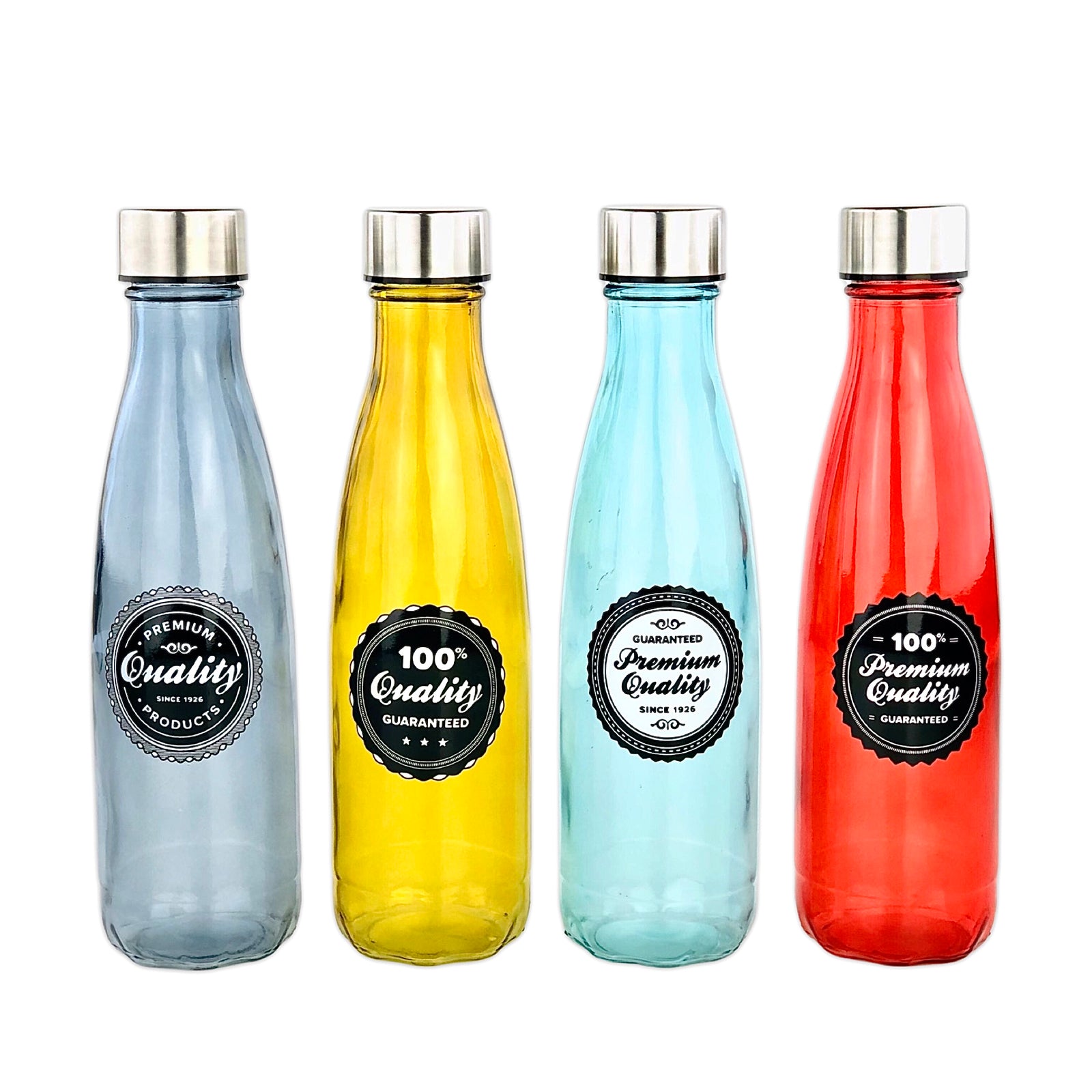 Kleeyo Colorful Glass Bottles