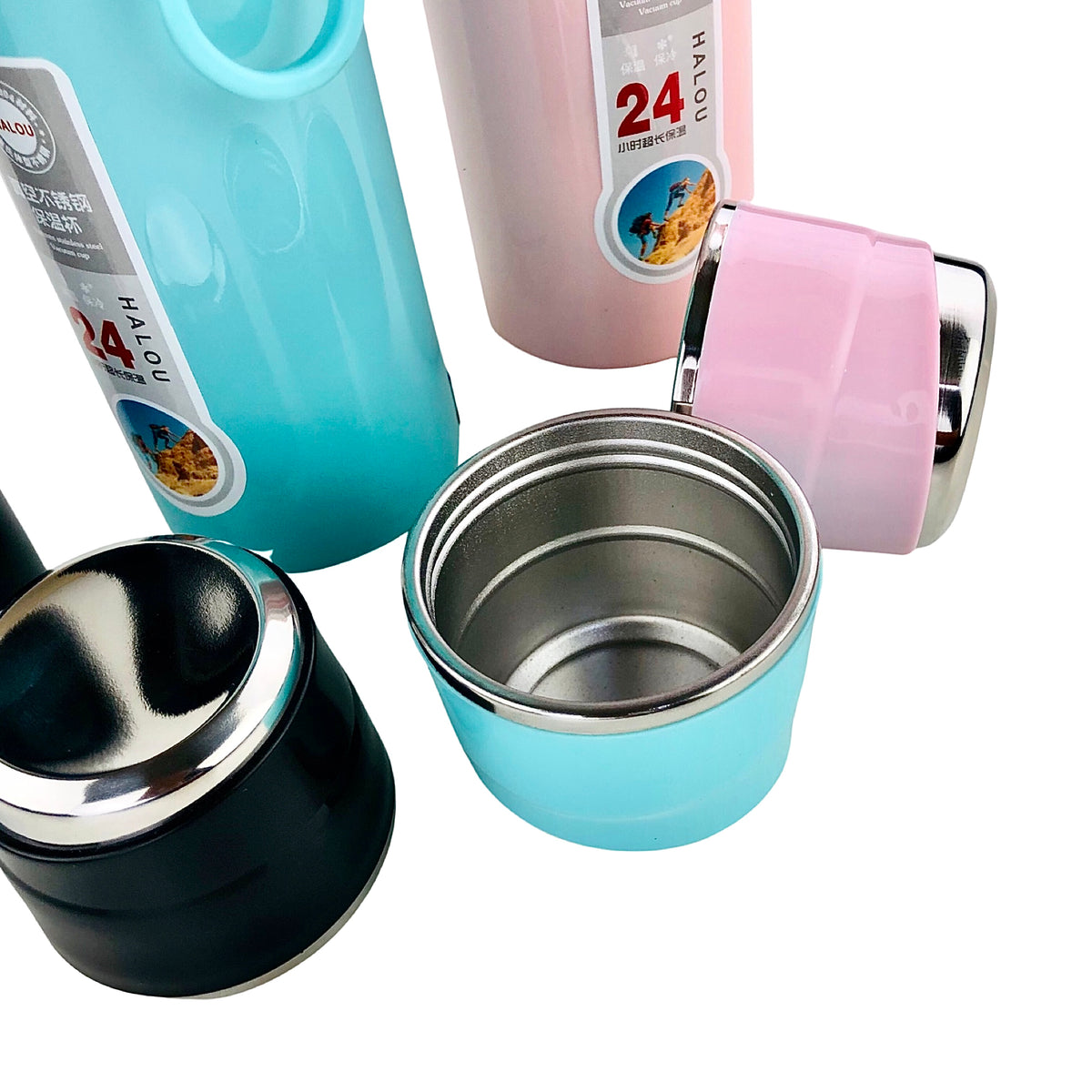 Halou Colorful Glass Bottles