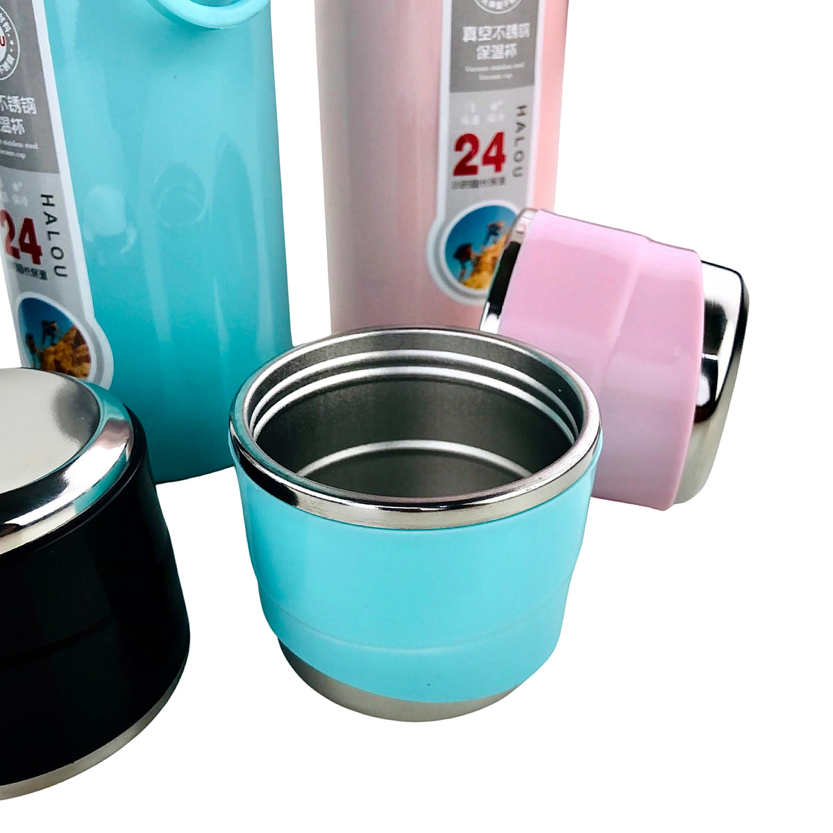 Halou Colorful Glass Bottles