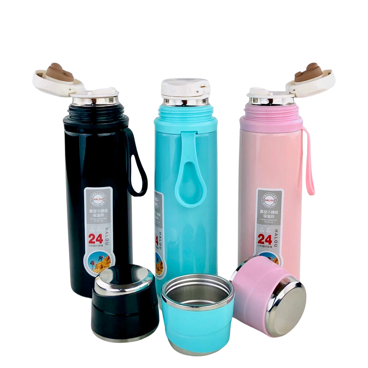 Halou Colorful Glass Bottles