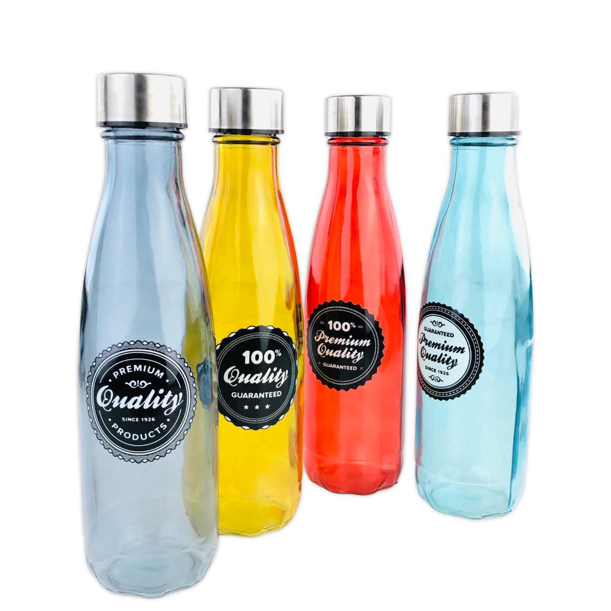 Kleeyo Colorful Glass Bottles