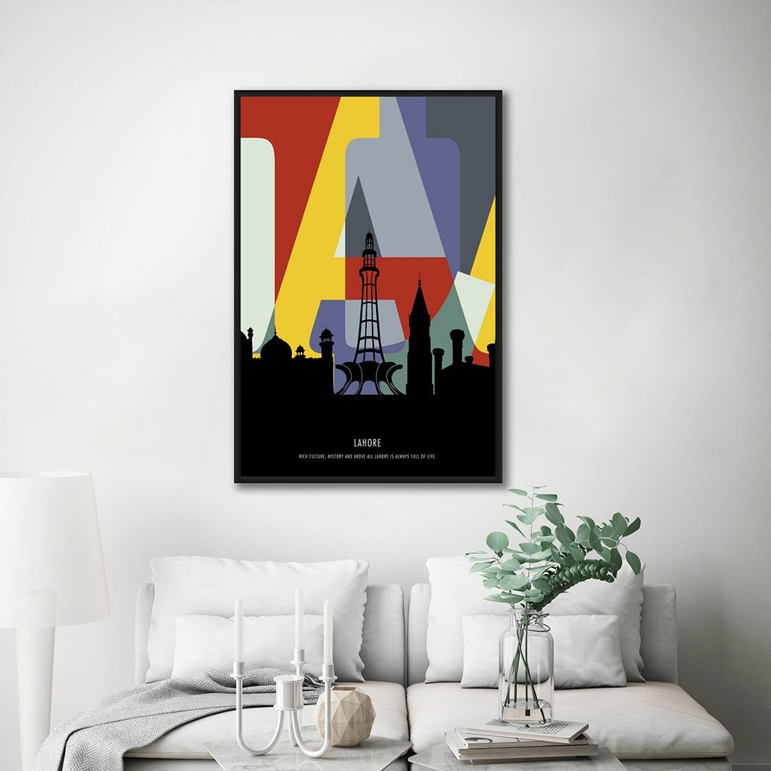 LAHORE SKYLINE INITIALS FUSION